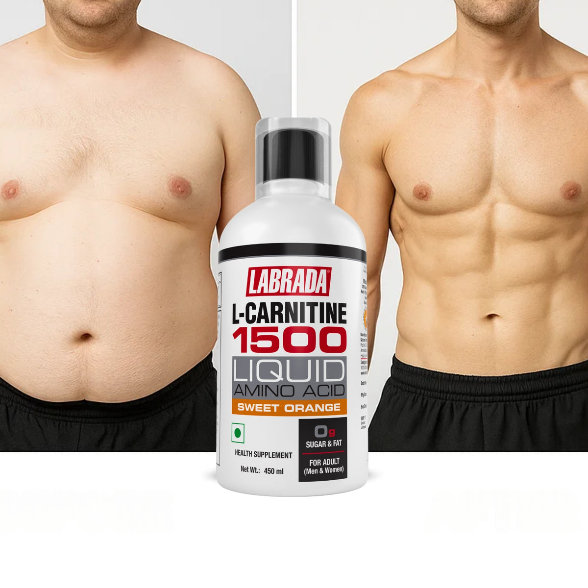 Labrada L-Carnitine 1500mg Sweet Orange 450ml - LABRADA INDIA Labrada L-Carnitine 1500mg Sweet Orange 450ml - LABRADA INDIA
