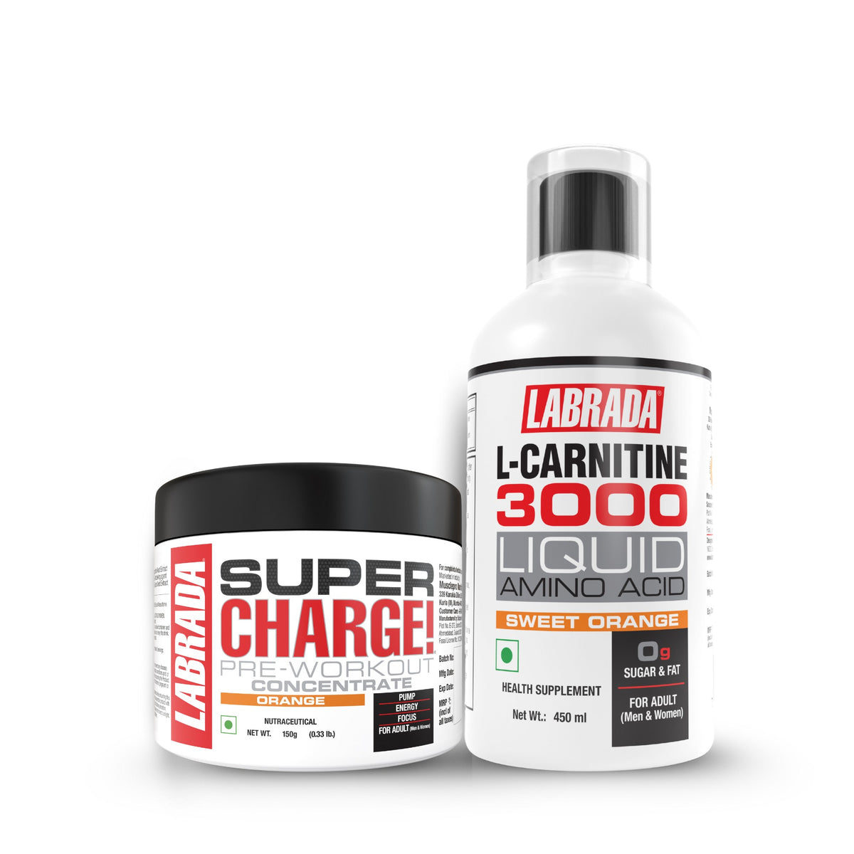 Labrada L Carnitine 450ml With Super charge - 150g