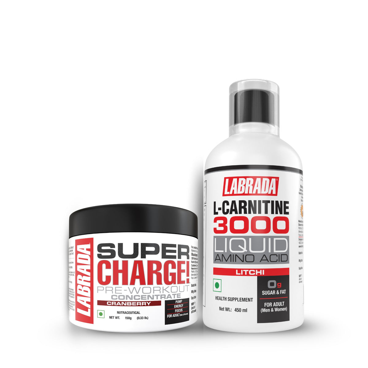 Labrada L-Carnitine Litchi 450ml With Super charge 150g