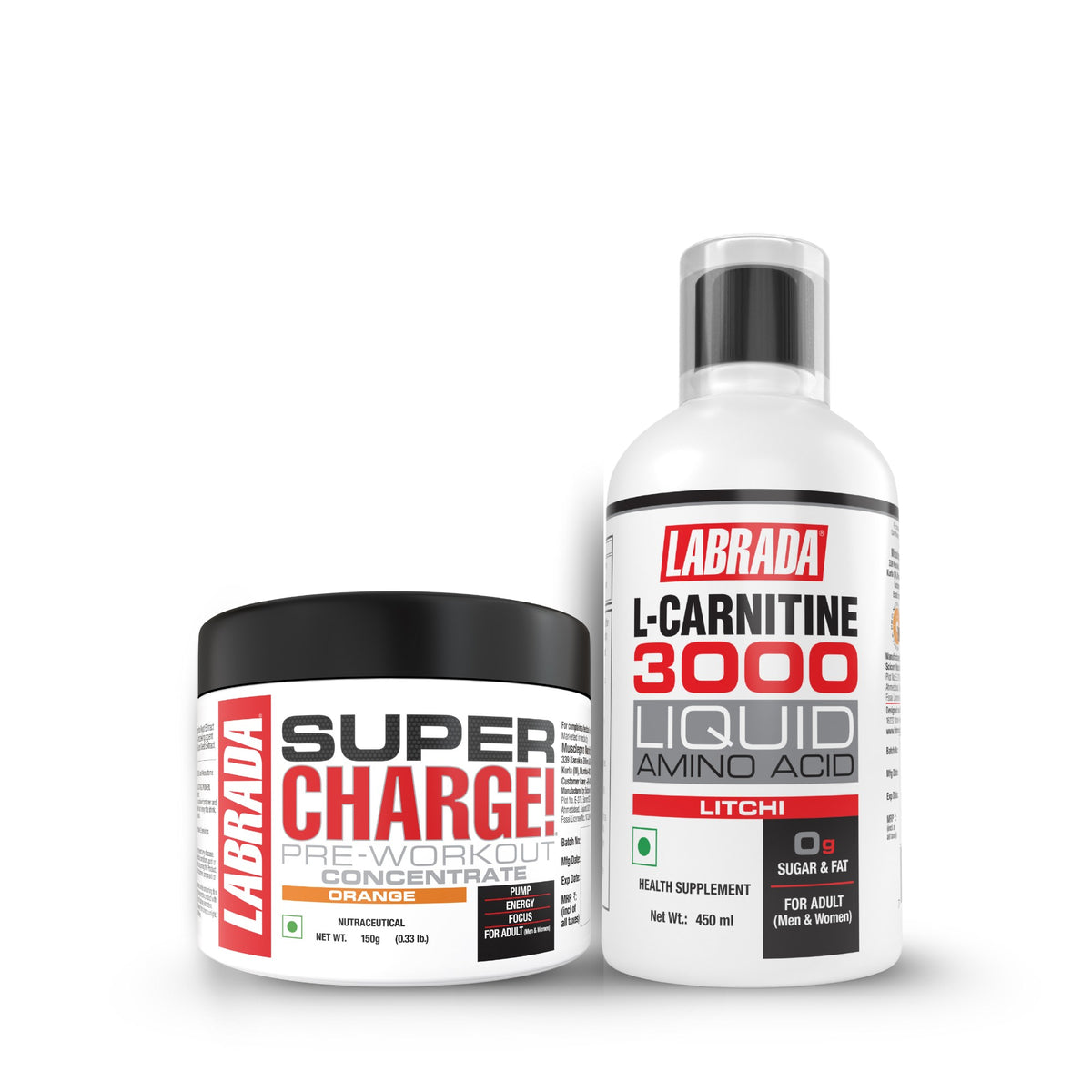 Labrada L-Carnitine Litchi 450ml With Super charge 150g