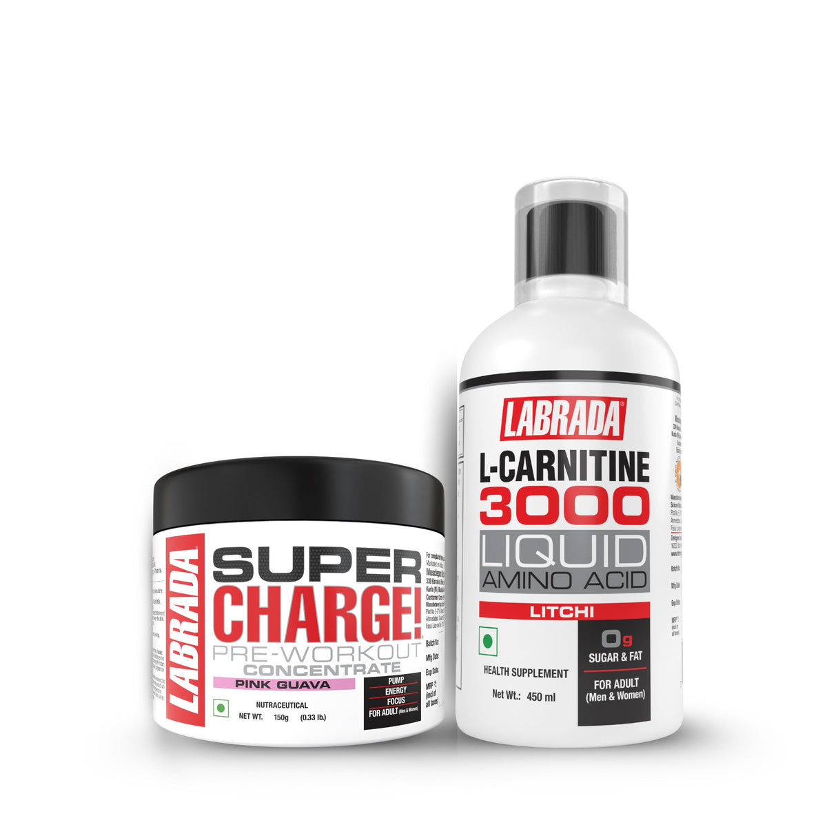 Labrada L-Carnitine Litchi 450ml With Super charge 150g