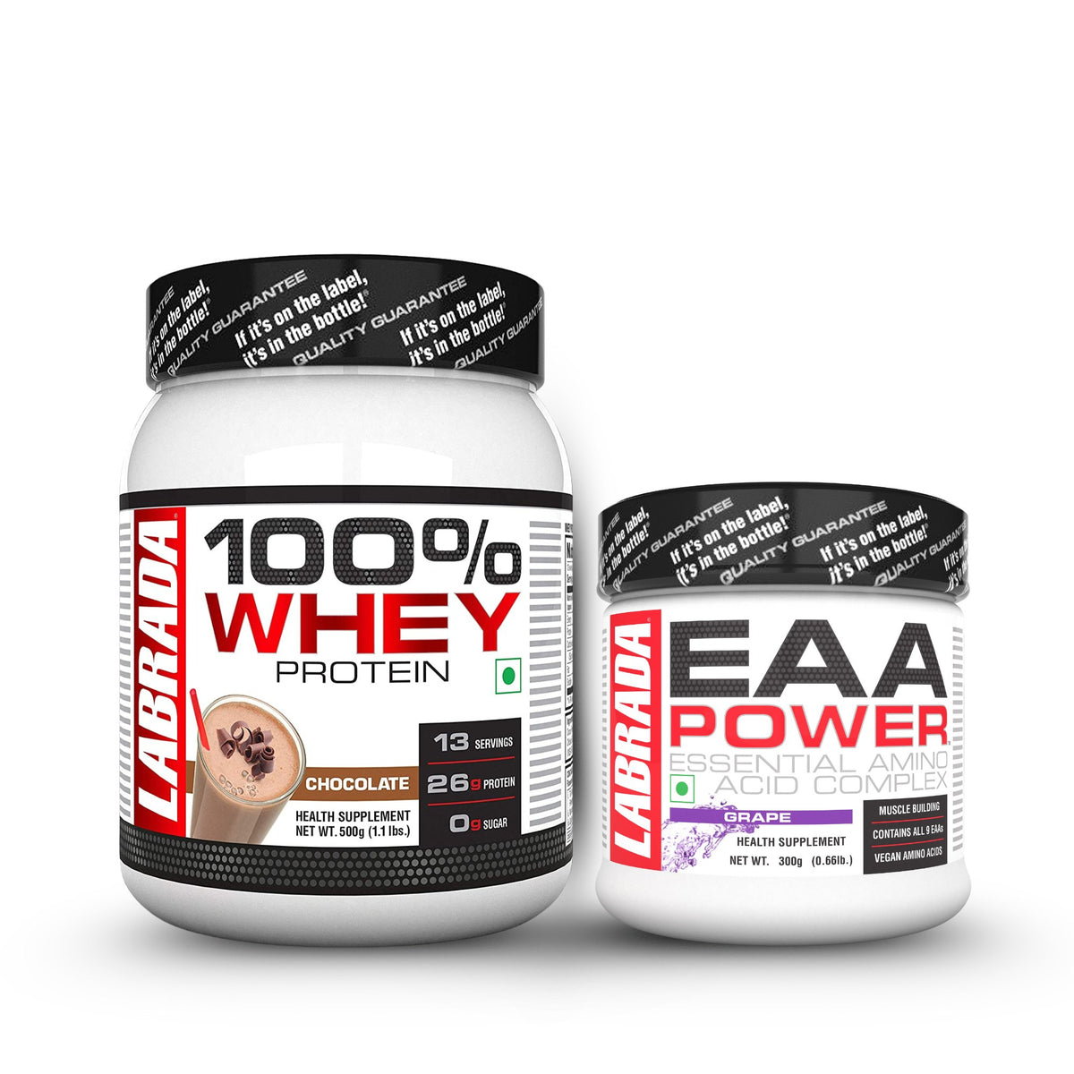 100% Whey 1.1lbs Chocolate 500g With EAA 300g