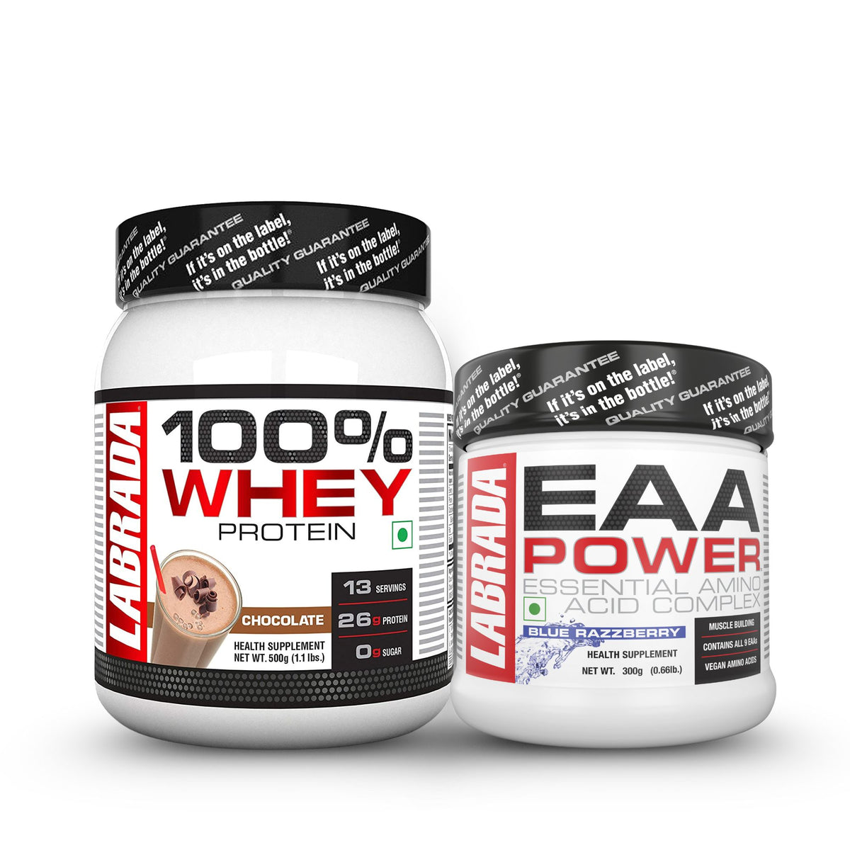 100% Whey 1.1lbs Chocolate 500g With EAA 300g