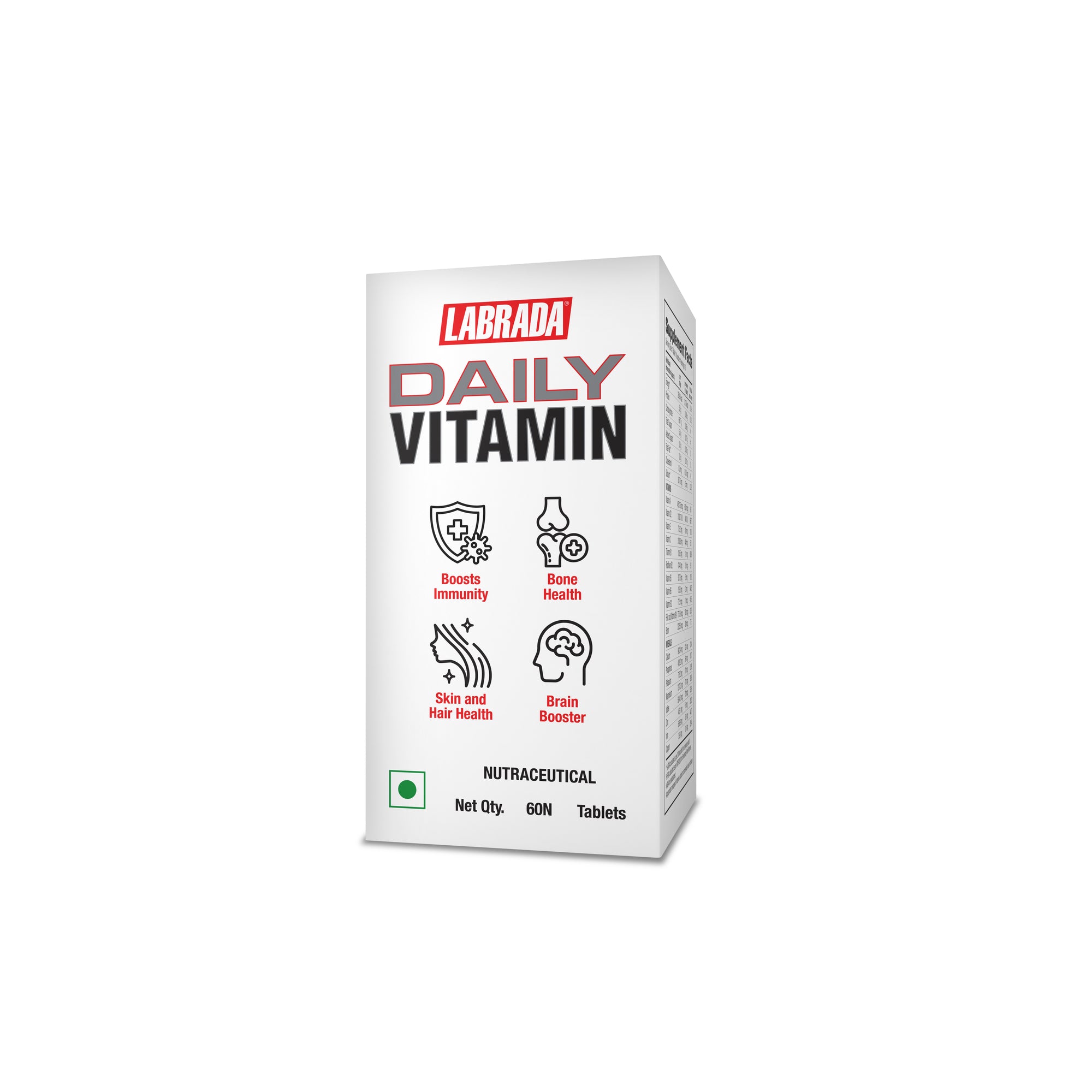 Daily Multivitamin – 60 Tablets – Health & Immunity Booster