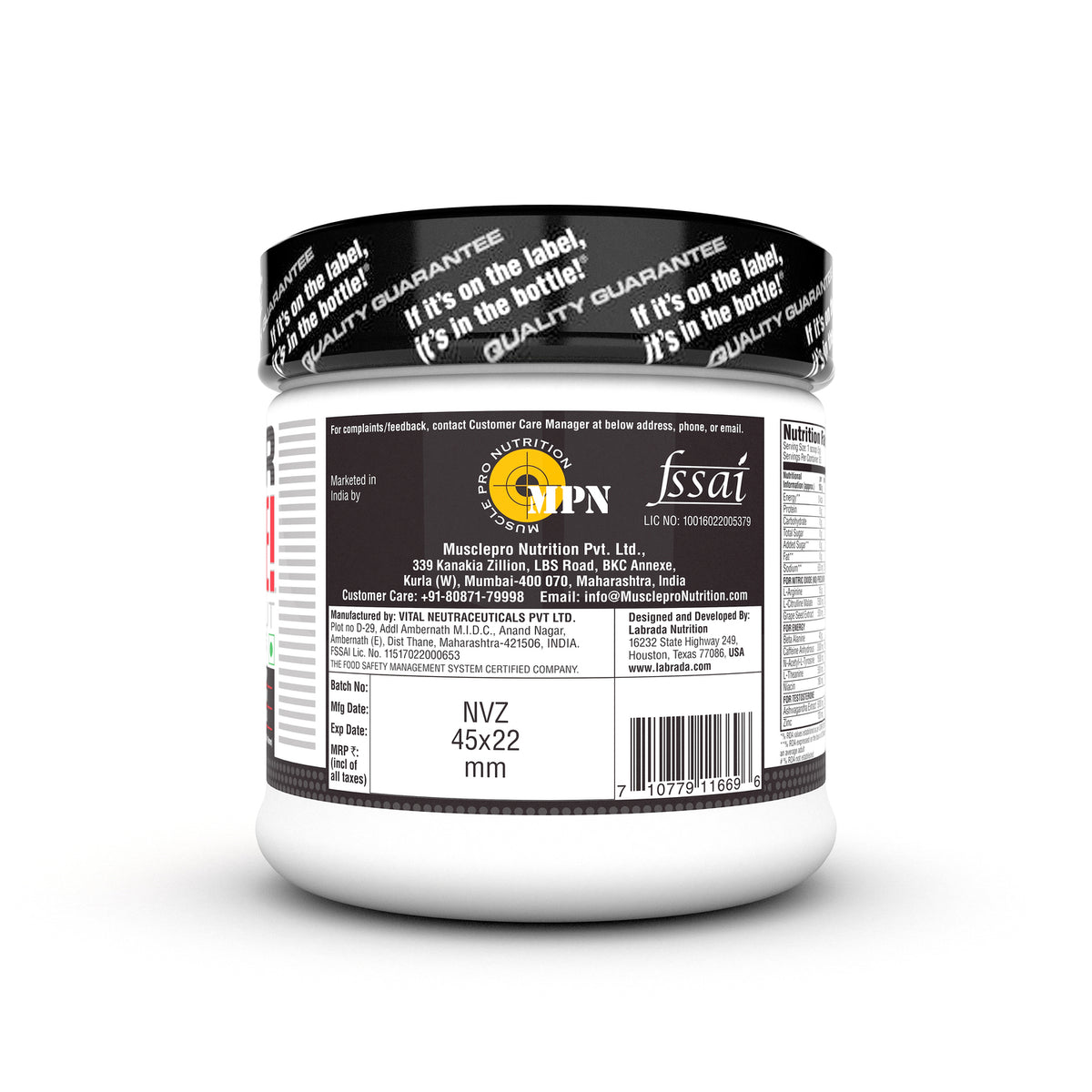 SUPER CHARGE Pre-Workout Concentrate